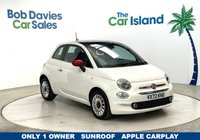 USED 2022 72 FIAT 500 1.0 MHEV RED Hatchback 3dr Petrol Manual Euro 6 (s/s) (70 bhp) Gorgeous One Owner Special Edition Fiat 500 with Glass Roof, Red Exterior & Interior Pack, CARPLAY, Bluetooth, Parking Sensors Only 17000 Miles Great Service History