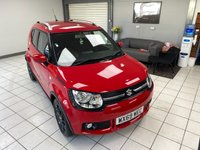 USED 2019 69 SUZUKI IGNIS 1.2 Dualjet SZ-T Hatchback 5dr Petrol AGS Auto Euro 6 (90 ps) FERVENT RED / BLACK CLOTH TRIM / AIRCON / ELECTRIC WINDOWS X4 / ELECTRIC MIRRORS / AUTO LIGHTS / REMOTE CENTRAL LOCKING / DAB FM AM TUNER / BLUETOOTH / SD CARD / USB / SMARTPHONE APP LINK / REAR PARKING CAMERA / PRIVACY GLASS / ROOF RAILS / 16" ALLOY WHEELS / SERVICE HISTORY