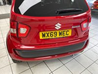 USED 2019 69 SUZUKI IGNIS 1.2 Dualjet SZ-T Hatchback 5dr Petrol AGS Auto Euro 6 (90 ps) FERVENT RED / BLACK CLOTH TRIM / AIRCON / ELECTRIC WINDOWS X4 / ELECTRIC MIRRORS / AUTO LIGHTS / REMOTE CENTRAL LOCKING / DAB FM AM TUNER / BLUETOOTH / SD CARD / USB / SMARTPHONE APP LINK / REAR PARKING CAMERA / PRIVACY GLASS / ROOF RAILS / 16" ALLOY WHEELS / SERVICE HISTORY