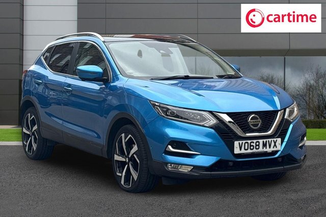 View our Nissan Qashqai 1.5 dCi Tekna SUV 5dr Diesel Manual Euro 6 (s/s) (110 ps) Rear View Camera, Front / Rear Parking Sensors, Executive Pack, Tech Pack, Heat Pack