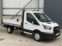 USED 2021 71 FORD TRANSIT 350 2.0 ECOBLUE 130PS AUTO DROPSIDE - NO VAT 