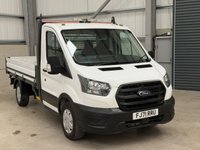 USED 2021 71 FORD TRANSIT 350 2.0 ECOBLUE 130PS AUTO DROPSIDE - NO VAT 