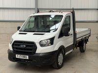 USED 2021 71 FORD TRANSIT 350 2.0 ECOBLUE 130PS AUTO DROPSIDE - NO VAT 