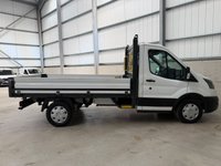 USED 2021 71 FORD TRANSIT 350 2.0 ECOBLUE 130PS AUTO DROPSIDE - NO VAT 