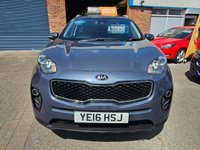 USED 2016 16 KIA SPORTAGE 1.7 CRDi 2 SUV 5dr Diesel Manual Euro 6 (s/s) (114 bhp) History, Rear Camera, Nav!