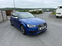 USED 2016 16 AUDI S3 2.0 TFSI Sportback 5dr Petrol S Tronic quattro Euro 6 (s/s) (Nav) (300 ps) 9 SERVICE STAMPS/8 MAIN DEALER STAMPS
