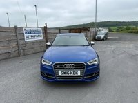 USED 2016 16 AUDI S3 2.0 TFSI Sportback 5dr Petrol S Tronic quattro Euro 6 (s/s) (Nav) (300 ps) 9 SERVICE STAMPS/8 MAIN DEALER STAMPS