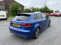 USED 2016 16 AUDI S3 2.0 TFSI Sportback 5dr Petrol S Tronic quattro Euro 6 (s/s) (Nav) (300 ps) 9 SERVICE STAMPS/8 MAIN DEALER STAMPS