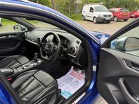 USED 2016 16 AUDI S3 2.0 TFSI Sportback 5dr Petrol S Tronic quattro Euro 6 (s/s) (Nav) (300 ps) 9 SERVICE STAMPS/8 MAIN DEALER STAMPS