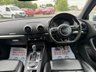 USED 2016 16 AUDI S3 2.0 TFSI Sportback 5dr Petrol S Tronic quattro Euro 6 (s/s) (Nav) (300 ps) 9 SERVICE STAMPS/8 MAIN DEALER STAMPS