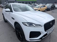 USED 2021 71 JAGUAR F-PACE White 2.0 D200 MHEV R-Dynamic S SUV, 47,000 miles, Euro 6, Automatic AWD, 19in alloys, CarPlay/Android Auto, Rear camera, climate, cruise. This 2021 Jaguar F PACE D200 R Dynamic S boasts an MOT valid until September 2026, offering excellent peace of mind. This Four Wheel Drive model features a 2.0L Diesel engine and meets Euro 6 emission standards. Inside, you'll find a host of desirable features including 2 Zone Climate Control, a Rear Camera for easier parking, and 12 Way Heated Electric Front Seats for enhanced comfort. The Premium LED Headlights with Signature DRL ensure excellent visibility, while Apple Carplay & Android Auto