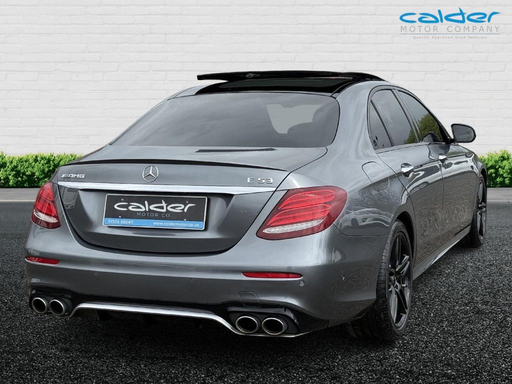 USED 2018 68 MERCEDES-BENZ E-CLASS 3.0 E53 BiTurbo MHEV EQ Boost AMG (Premium Plus) Saloon 4dr Petrol SpdS TCT 4MATIC+ Euro 6 (s/s) (457 ps) PANROOF+AERO KIT+LOVELY EXAMPLE