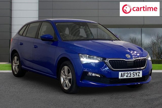 View our Skoda Scala 1.0 TSI SE Hatchback 5dr Petrol Manual Euro 6 (s/s) (110 ps) Rear Parking Sensors, Smartlink, Touchscreen, 16In Alloys, Electrically Adjustable Door Mirrors