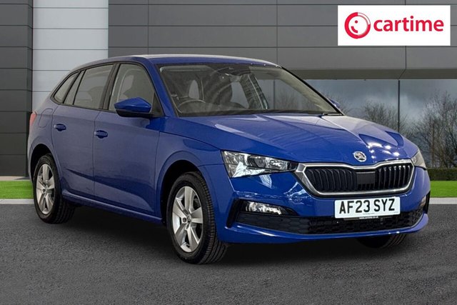 View our Skoda Scala 1.0 TSI SE Hatchback 5dr Petrol Manual Euro 6 (s/s) (110 ps) Rear Parking Sensors, Smartlink, Touchscreen, 16In Alloys, Electrically Adjustable Door Mirrors