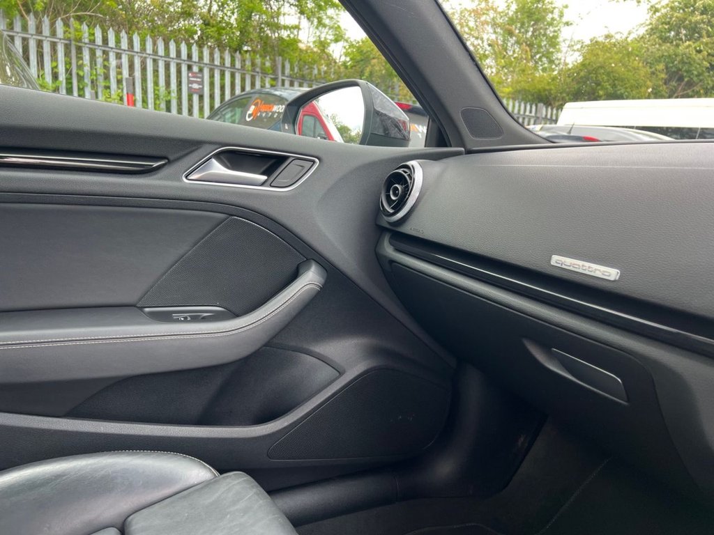 USED 2014 64 AUDI S3 2.0 TFSI Hatchback 3dr Petrol S Tronic quattro Euro 6 (s/s) (300 ps) 