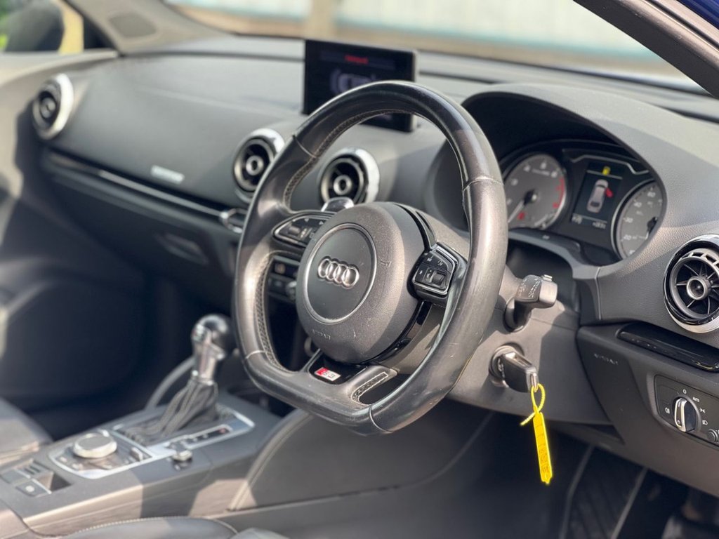 USED 2014 64 AUDI S3 2.0 TFSI Hatchback 3dr Petrol S Tronic quattro Euro 6 (s/s) (300 ps) 