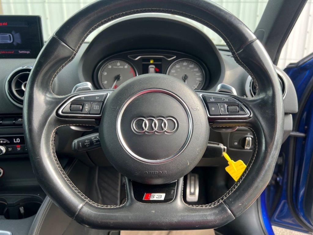 USED 2014 64 AUDI S3 2.0 TFSI Hatchback 3dr Petrol S Tronic quattro Euro 6 (s/s) (300 ps) 