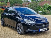 USED 2018 18 VAUXHALL CORSA 1.4i Turbo Black Edition Hatchback 3dr Petrol Manual Euro 6 (s/s) (150 ps) Low Mileage - APPLE CAR PLAY