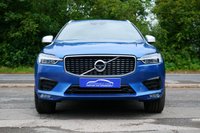 USED 2018 68 VOLVO XC60 2.0 D5 PowerPulse R-Design Pro SUV 5dr Diesel Auto AWD Euro 6 (s/s) (235 ps) BURSTING BLUE METALLIC PAINTWORK + SUNROOF + HUD + BOWERS & WILKINS