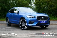 USED 2018 68 VOLVO XC60 2.0 D5 PowerPulse R-Design Pro SUV 5dr Diesel Auto AWD Euro 6 (s/s) (235 ps) BURSTING BLUE METALLIC PAINTWORK + SUNROOF + HUD + BOWERS & WILKINS