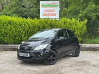 USED 2016 16 FORD KA 1.2 Zetec Black Edition Hatchback 3dr  &pound;35 Tax, Privacy, Air Con