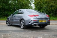 USED 2020 69 MERCEDES-BENZ CLA 1.3 CLA180 AMG Line Coupe 4dr Petrol 7G-DCT Euro 6 (s/s) (136 ps) MOUNTAIN GREY METALLIC PAINTWORK + REVERSE CAMERA + APPLE CARPLAY