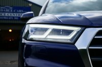 USED 2019 19 AUDI Q5 2.0 TDI 40 S line SUV 5dr Diesel S Tronic quattro Euro 6 (s/s) (190 ps) NAVARRA BLUE METALLIC PAINTWORK + APPLE CARPLAY + ANDROID AUTO