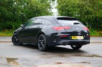 USED 2023 23 MERCEDES-BENZ CLA 1.3 CLA200 AMG Line (Executive) Shooting Brake 5dr Petrol 7G-DCT Euro 6 (s/s) (163 ps) COSMOS BLACK METALLIC PAINTWORK + REVERSE CAMERA + APPLE CARPLAY