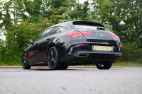 USED 2023 23 MERCEDES-BENZ CLA 1.3 CLA200 AMG Line (Executive) Shooting Brake 5dr Petrol 7G-DCT Euro 6 (s/s) (163 ps) COSMOS BLACK METALLIC PAINTWORK + REVERSE CAMERA + APPLE CARPLAY