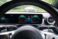 USED 2023 23 MERCEDES-BENZ CLA 1.3 CLA200 AMG Line (Executive) Shooting Brake 5dr Petrol 7G-DCT Euro 6 (s/s) (163 ps) COSMOS BLACK METALLIC PAINTWORK + REVERSE CAMERA + APPLE CARPLAY