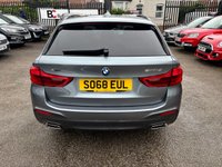 USED 2018 68 BMW 5 SERIES 2.0 520d M Sport Touring 5dr Diesel XDrive 4WD Auto Euro 6 (s/s) (190 ps) Stunning Vehicle - Privately Owned - Full BMW Dealership Service History - Satellite Navigation - Leather Interior With Heated Seats - &pound;5500 Of BMW Extras - 4WD - Comprehensive 6 Months Warranty (Option To Extend) - New 12 Months MOT - Climate - Cruise - M Sport Plus Package - Bluetooth - DAB - USB Connectivity - Upgraded 19" MSport Alloys - Upgraded Sound System - Park Sensors - Electric Windows/Power Fold Mirrors - Free 12 Months AA Cover - Independent 88 Point Pre Sale Health And Safety Check