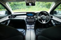 USED 2019 19 MERCEDES-BENZ C-CLASS 1.5 C200 MHEV EQ Boost Sport Estate 5dr Petrol G-Tronic+ Euro 6 (s/s) (198 ps) OBSIDIAN BLACK METALLIC PAINTWORK + REVERSE CAMERA + HEATED SEATS + DAB