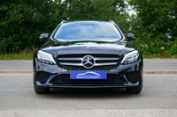 USED 2019 19 MERCEDES-BENZ C-CLASS 1.5 C200 MHEV EQ Boost Sport Estate 5dr Petrol G-Tronic+ Euro 6 (s/s) (198 ps) OBSIDIAN BLACK METALLIC PAINTWORK + REVERSE CAMERA + HEATED SEATS + DAB