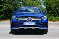 USED 2022 22 MERCEDES-BENZ GLC 2.0 GLC300e 13.5kWh AMG Line (Premium) SUV 5dr Petrol Plug-in Hybrid G-Tronic+ 4MATIC Euro 6 (s/s) (333 ps) SPECTRAL BLUE METALLIC PAINTWORK + APPLE CARPLAY + VIRTUAL COCKPIT