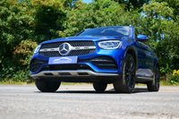 USED 2022 22 MERCEDES-BENZ GLC 2.0 GLC300e 13.5kWh AMG Line (Premium) SUV 5dr Petrol Plug-in Hybrid G-Tronic+ 4MATIC Euro 6 (s/s) (333 ps) SPECTRAL BLUE METALLIC PAINTWORK + APPLE CARPLAY + VIRTUAL COCKPIT