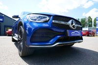 USED 2022 22 MERCEDES-BENZ GLC 2.0 GLC300e 13.5kWh AMG Line (Premium) SUV 5dr Petrol Plug-in Hybrid G-Tronic+ 4MATIC Euro 6 (s/s) (333 ps) SPECTRAL BLUE METALLIC PAINTWORK + APPLE CARPLAY + VIRTUAL COCKPIT