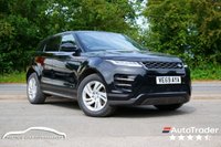 USED 2019 69 LAND ROVER RANGE ROVER EVOQUE 2.0 P250 MHEV R-Dynamic SUV 5dr Petrol Auto 4WD Euro 6 (s/s) (249 ps) NARVIK BLACK PAINTWORK + REVERSE CAMERA + APPLE CARPLAY