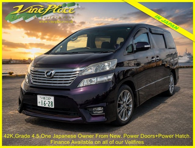 View our Toyota Vellfire 2.4Z Platinum Selection 2,7 Seats.Auto, 42K Miles