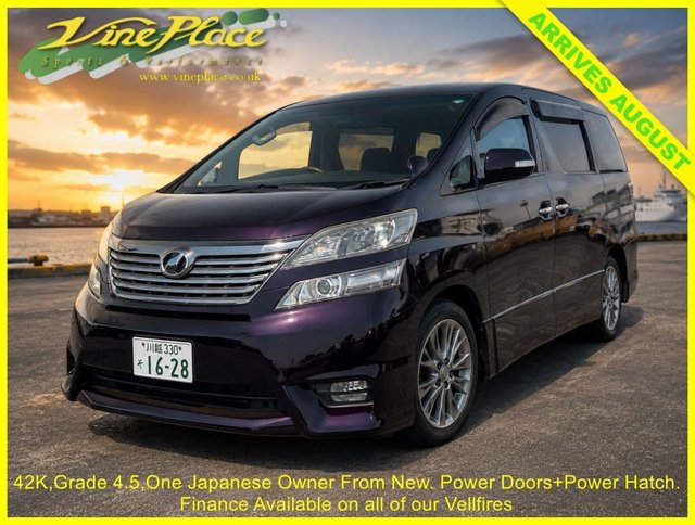 View our Toyota Vellfire 2.4Z Platinum Selection 2,7 Seats.Auto, 42K Miles