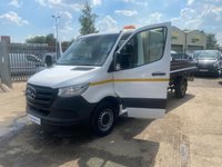 USED 2021 71 MERCEDES-BENZ SPRINTER 315CDI TIPPER RWD L3 EURO 6 150bhp WITH TOOL STORAGE LOCK BOX 6 MONTHS WARRANTY, FULL MOT, PX WELCOME, FINANCE ARRANGED