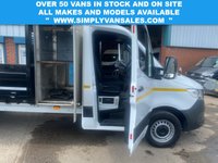 USED 2021 71 MERCEDES-BENZ SPRINTER 315CDI TIPPER RWD L3 EURO 6 150bhp WITH TOOL STORAGE LOCK BOX 6 MONTHS WARRANTY, FULL MOT, PX WELCOME, FINANCE ARRANGED