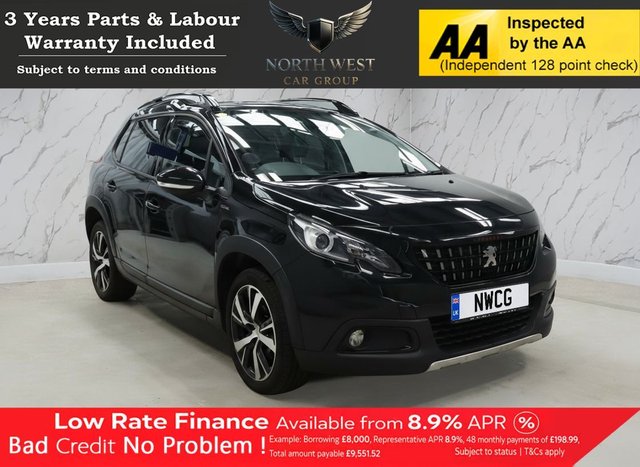 View our Peugeot 2008 1.6 BlueHDi GT Line SUV 5dr Diesel Manual Euro 6 (s/s) (120 ps) ***DRIVE AWAY TODAY*** NATIONWIDE PARTS & LABOUR WARRANTY INCLUDED + 12 MONTHS AA BREAKDOWN FREE