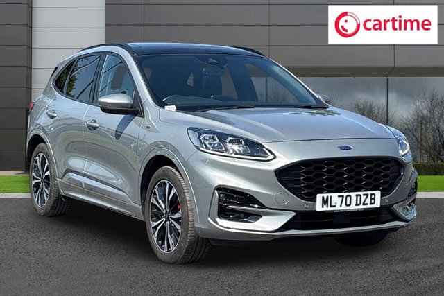 View our Ford Kuga 2.0 EcoBlue ST-Line X SUV 5dr Diesel Auto AWD Euro 6 (s/s) (190 ps) Panoram Roof, Front / Rear Parking Sensors, Ford Sync 3 Navigation System, 19in Alloys, Power Folding Door Mirrors
