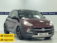 USED 2015 65 VAUXHALL ADAM 1.4i ROCKS Hatchback 3dr Petrol Manual Euro 6 (87 ps) - AA INSPECTED )PRIVACY GLASS- 9 STAMP HISTORY)