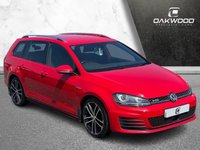 USED 2015 65 VOLKSWAGEN GOLF 2.0 TDI BlueMotion Tech GTD (Nav) Estate 5dr Diesel Manual Euro 6 (s/s) (184 ps) VW SERVICE HISTORY + 2 OWNERS + LOW MILES + 180 BHP