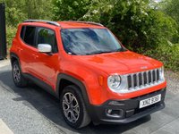USED 2016 JEEP RENEGADE 2.0 MultiJetII Limited SUV 5dr Diesel Auto 4WD Euro 6 (s/s) (140 ps) EXCELLENT SERVICE RECORD- MASSIVE SPEC - 6 MONTHS WARRANTY -