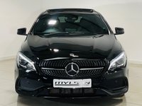 USED 2018 68 MERCEDES-BENZ CLA 2.1 CLA220d AMG Line Coupe 4dr Diesel 7G-DCT Euro 6 (s/s) (177 ps) Cosmos Black | Black Alcantara Interior | Glass Panoramic Roof | Media/Nav Screen | Night Pack | ULEZ OK