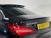 USED 2018 68 MERCEDES-BENZ CLA 2.1 CLA220d AMG Line Coupe 4dr Diesel 7G-DCT Euro 6 (s/s) (177 ps) Cosmos Black | Black Alcantara Interior | Glass Panoramic Roof | Media/Nav Screen | Night Pack | ULEZ OK