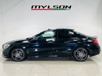 USED 2018 68 MERCEDES-BENZ CLA 2.1 CLA220d AMG Line Coupe 4dr Diesel 7G-DCT Euro 6 (s/s) (177 ps) Cosmos Black | Black Alcantara Interior | Glass Panoramic Roof | Media/Nav Screen | Night Pack | ULEZ OK