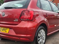USED 2015 15 VOLKSWAGEN POLO 1.2 TSI BlueMotion Tech SE Hatchback 5dr Petrol Manual Euro 6 (s/s) (90 ps) 